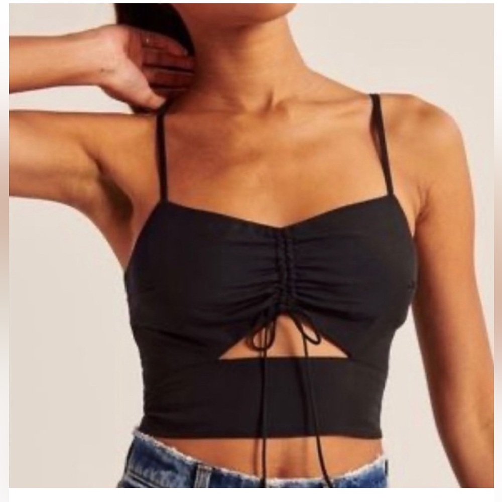 Abercrombie and fitch cutout top